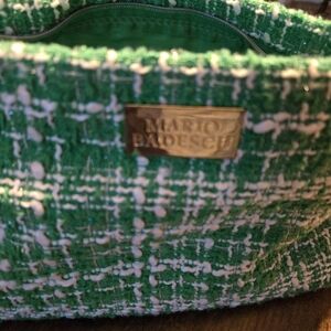 Mario Badescu Green Tweed Cosmetic Bag